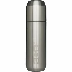 360° degrees Vacuum Insulated Stainless Flask with Pour Through Cap 750ml silver