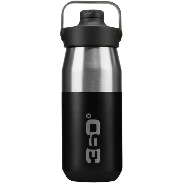 360° degrees Wide Mouth Insulated Drink Bottle with Sipper Cap 550ml black 3 360° degrees Wide Mouth Insulated Drink Bottle with Sipper Cap 550ml black