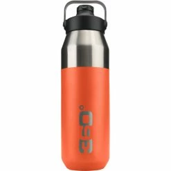360° degrees Wide Mouth Insulated Drink Bottle with Sipper Cap 1000ml pumkin
