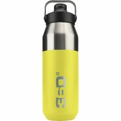 360° degrees Wide Mouth Insulated Drink Bottle with Sipper Cap 750ml lime