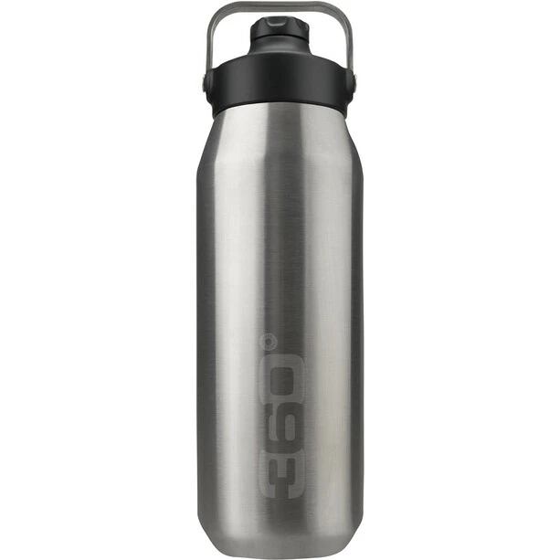 360° degrees Wide Mouth Insulated Drink Bottle with Sipper Cap 750ml silver 3 360° degrees Wide Mouth Insulated Drink Bottle with Sipper Cap 750ml silver
