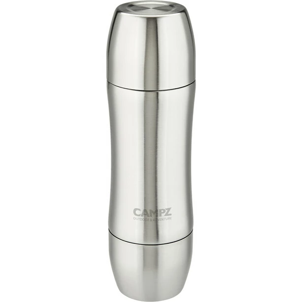 CAMPZ Curvy Insulated Bottle 750ml silver 2 CAMPZ Curvy Insulated Bottle 750ml silver