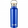 CAMPZ Insulated Bottle with Bamboo Cap 750ml blue -Cheap Water Bottles Store campz insulated bottle with bamboo cap 750ml blue 1