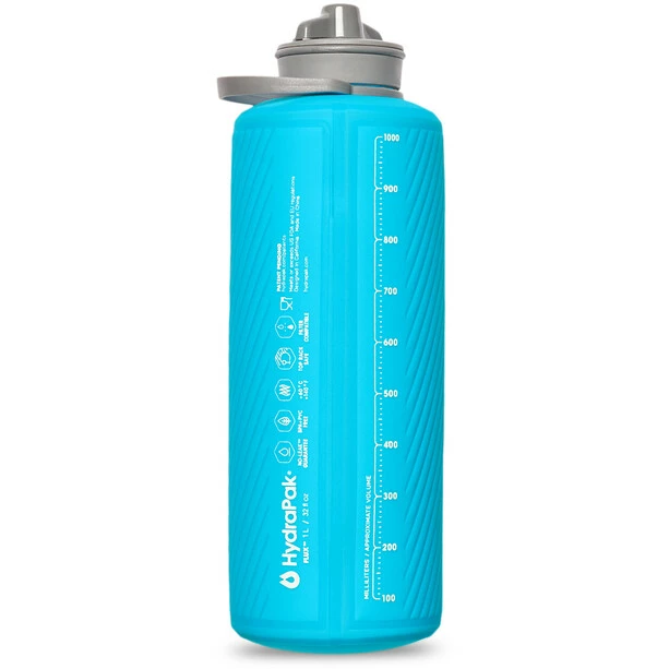Hydrapak Flux Bottle 1l malibu 4 Hydrapak Flux Bottle 1l malibu - Image 2