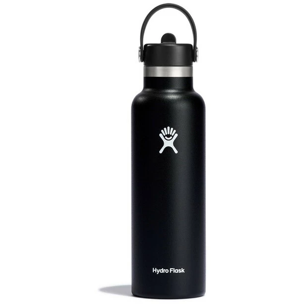 Hydro Flask Standard Mouth Bottle Flex Straw Cap 621ml black 3 Hydro Flask Standard Mouth Bottle Flex Straw Cap 621ml black