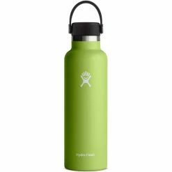 Hydro Flask Standard Mouth Bottle Flex Straw Cap 621ml seagrass