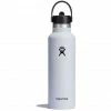 Hydro Flask Standard Mouth Bottle Flex Straw Cap 621ml white -Cheap Water Bottles Store hydro flask standard mouth bottle flex straw cap 621ml white 1