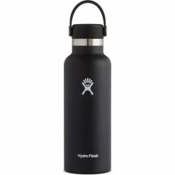 Hydro Flask Standard Mouth Bottle with Standard Flex Cap 532ml black