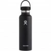 Hydro Flask Standard Mouth Bottle with Standard Flex Cap 621ml black -Cheap Water Bottles Store hydro flask standard mouth flex bottle 621ml black 1