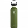 Hydro Flask Standard Mouth Bottle with Standard Flex Cap 621ml olive 2 Hydro Flask Standard Mouth Bottle with Standard Flex Cap 621ml olive -Cheap Water Bottles Store hydro flask standard mouth flex bottle 621ml olive 1