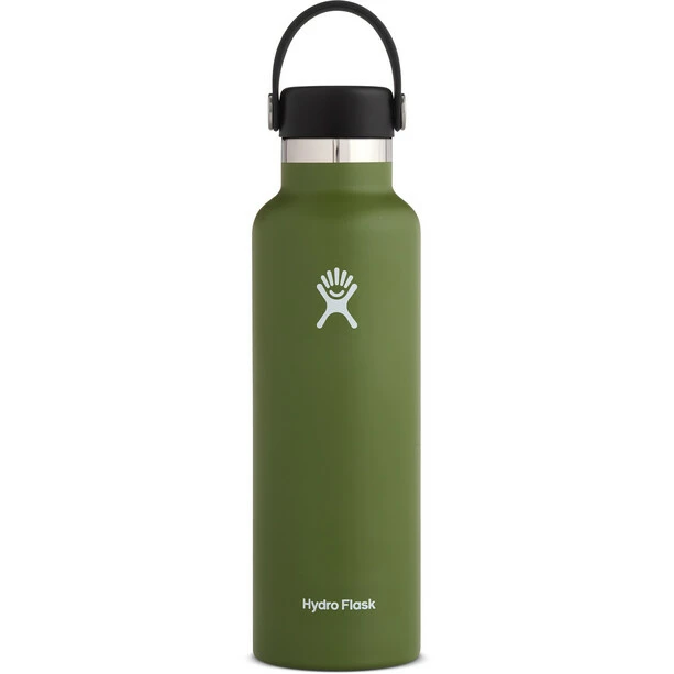 Hydro Flask Standard Mouth Bottle with Standard Flex Cap 621ml olive 3 Hydro Flask Standard Mouth Bottle with Standard Flex Cap 621ml olive
