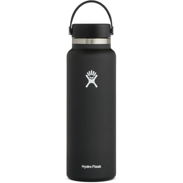 Hydro Flask Wide Mouth Bottle with Flex Cap 1180ml black 3 Hydro Flask Wide Mouth Bottle with Flex Cap 1180ml black