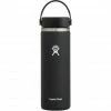 Hydro Flask Wide Mouth Bottle with Flex Cap 591ml black -Cheap Water Bottles Store hydro flask wide mouth bottle 591ml black 1