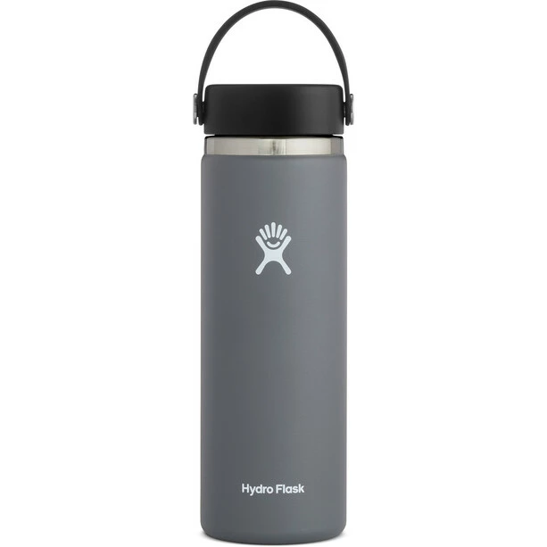 Hydro Flask Wide Mouth Bottle with Flex Cap 591ml stone 3 Hydro Flask Wide Mouth Bottle with Flex Cap 591ml stone