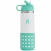 Hydro Flask Wide Mouth Bottle with Straw Lid & Boot 591ml Kids island -Cheap Water Bottles Store hydro flask wide mouth bottle with straw lid boot 591ml kids island 1