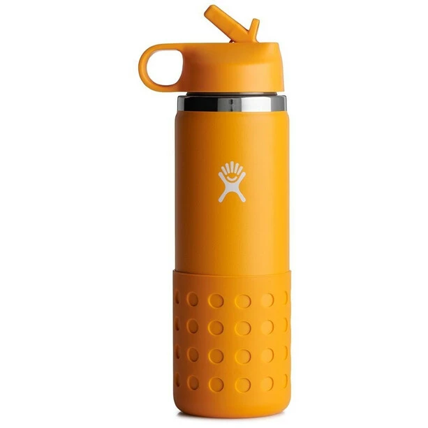 Hydro Flask Wide Mouth Bottle with Sttaw Lid and Boot 591ml Kids starfish 3 Hydro Flask Wide Mouth Bottle with Sttaw Lid and Boot 591ml Kids starfish