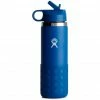 Hydro Flask Wide Mouth Bottle with Sttaw Lid and Boot 591ml Kids stream -Cheap Water Bottles Store hydro flask wide mouth bottle with sttaw lid and boot 591ml kids stream 1