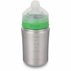 Klean Kanteen Baby Bottle 266ml medium drinking flow Kids brushed stainless