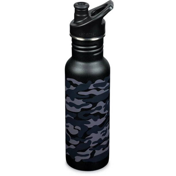 Klean Kanteen Classic Narrow Bottle 532ml with Sport Cap black camo 4 Klean Kanteen Classic Narrow Bottle 532ml with Sport Cap black camo - Image 2