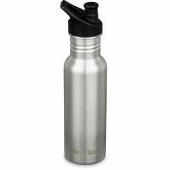 Klean Kanteen Classic Narrow Bottle 532ml with Sport Cap brushed stainless
