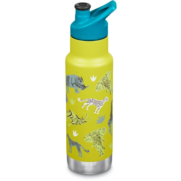 Klean Kanteen Classic Narrow VI Bottle 355ml with Sport Cap Kids safari 4 Klean Kanteen Classic Narrow VI Bottle 355ml with Sport Cap Kids safari - Image 2