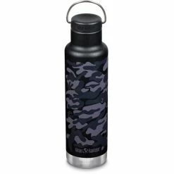 Klean Kanteen Classic VI Bottle 592ml with Loop Cap black camo