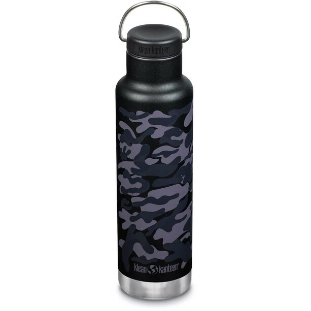 Klean Kanteen Classic VI Bottle 592ml with Loop Cap black camo 3 Klean Kanteen Classic VI Bottle 592ml with Loop Cap black camo