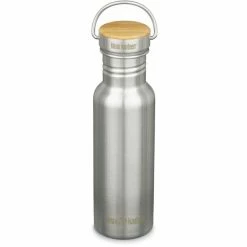 Klean Kanteen Reflect Narrow Bottle 532ml with Bamboo Cap brushed stainless