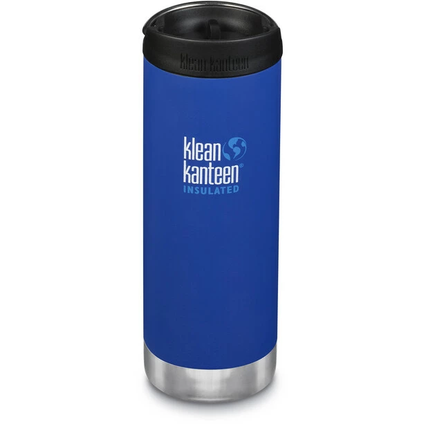 Klean Kanteen TKWide Bottle with Cafe Cap 473ml Vacuum Insulated deep surf (matt) 3 Klean Kanteen TKWide Bottle with Cafe Cap 473ml Vacuum Insulated deep surf (matt)