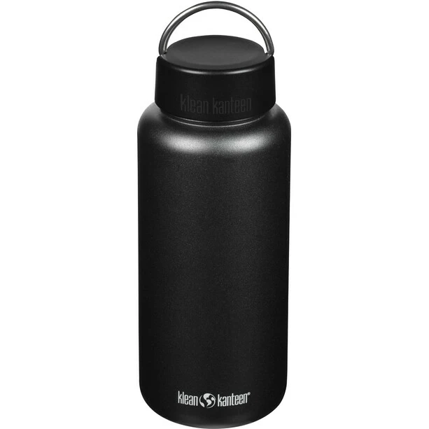 Klean Kanteen Wide Bottle 1182ml with Wide Loop Cap black 4 Klean Kanteen Wide Bottle 1182ml with Wide Loop Cap black - Image 2