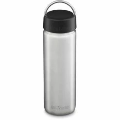 Klean Kanteen Wide Bottle 800ml with Wide Loop Cap brushed stainless -Cheap Water Bottles Store klean kanteen wide bs bottle 800ml with wide loop cap brushed stainless 2