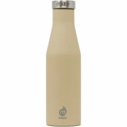 MIZU S4 Insulated Bottle 400ml with Stainless Steel Cap sand