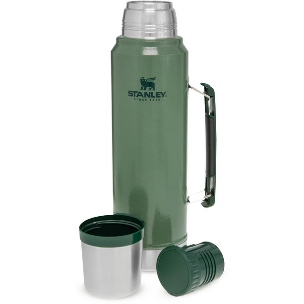 Stanley Classic Vacuum Bottle 1l hammertone green 4 Stanley Classic Vacuum Bottle 1l hammertone green - Image 2