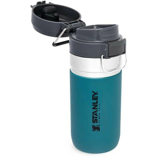 Stanley Quick Flip Water Bottle 470ml petrol 4 Stanley Quick Flip Water Bottle 470ml petrol - Image 2