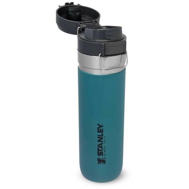 Stanley Quick Flip Water Bottle 700ml petrol 4 Stanley Quick Flip Water Bottle 700ml petrol - Image 2