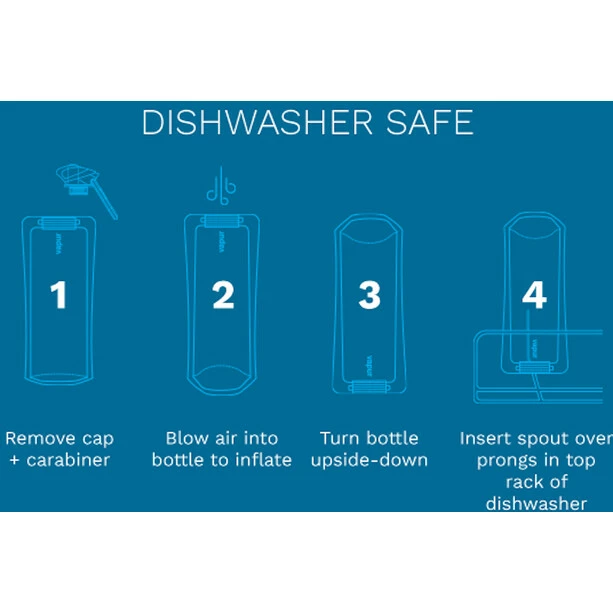 Vapur Solid Flex Bottle 1000ml whiteout 3 Vapur Solid Flex Bottle 1000ml whiteout - Image 2