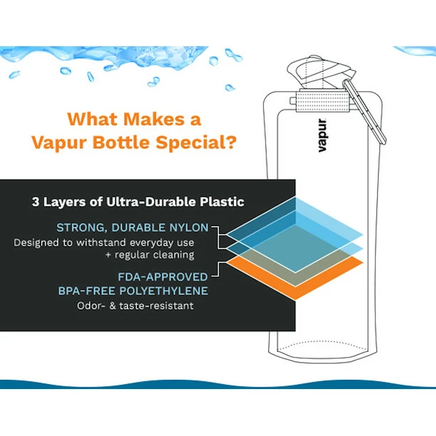 Vapur Solid Flex Bottle 1000ml whiteout 4 Vapur Solid Flex Bottle 1000ml whiteout - Image 3