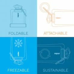 Vapur Solid Flex Bottle 1000ml whiteout 8 Vapur Solid Flex Bottle 1000ml whiteout -Cheap Water Bottles Store vapur solid flex bottle 1000ml whiteout 4