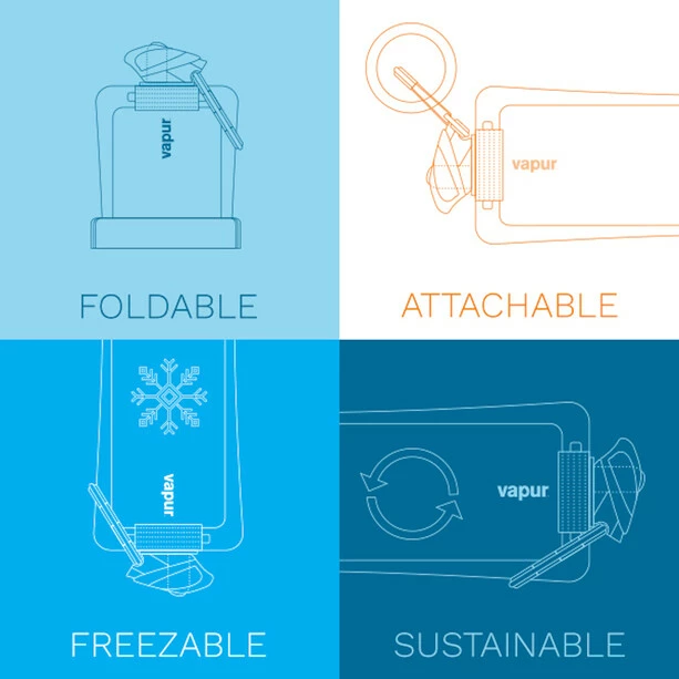 Vapur Solid Flex Bottle 1000ml whiteout 5 Vapur Solid Flex Bottle 1000ml whiteout - Image 4